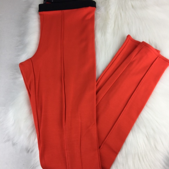 Theory | Red Skinny Leggings Size S/P - Picture 7 of 8